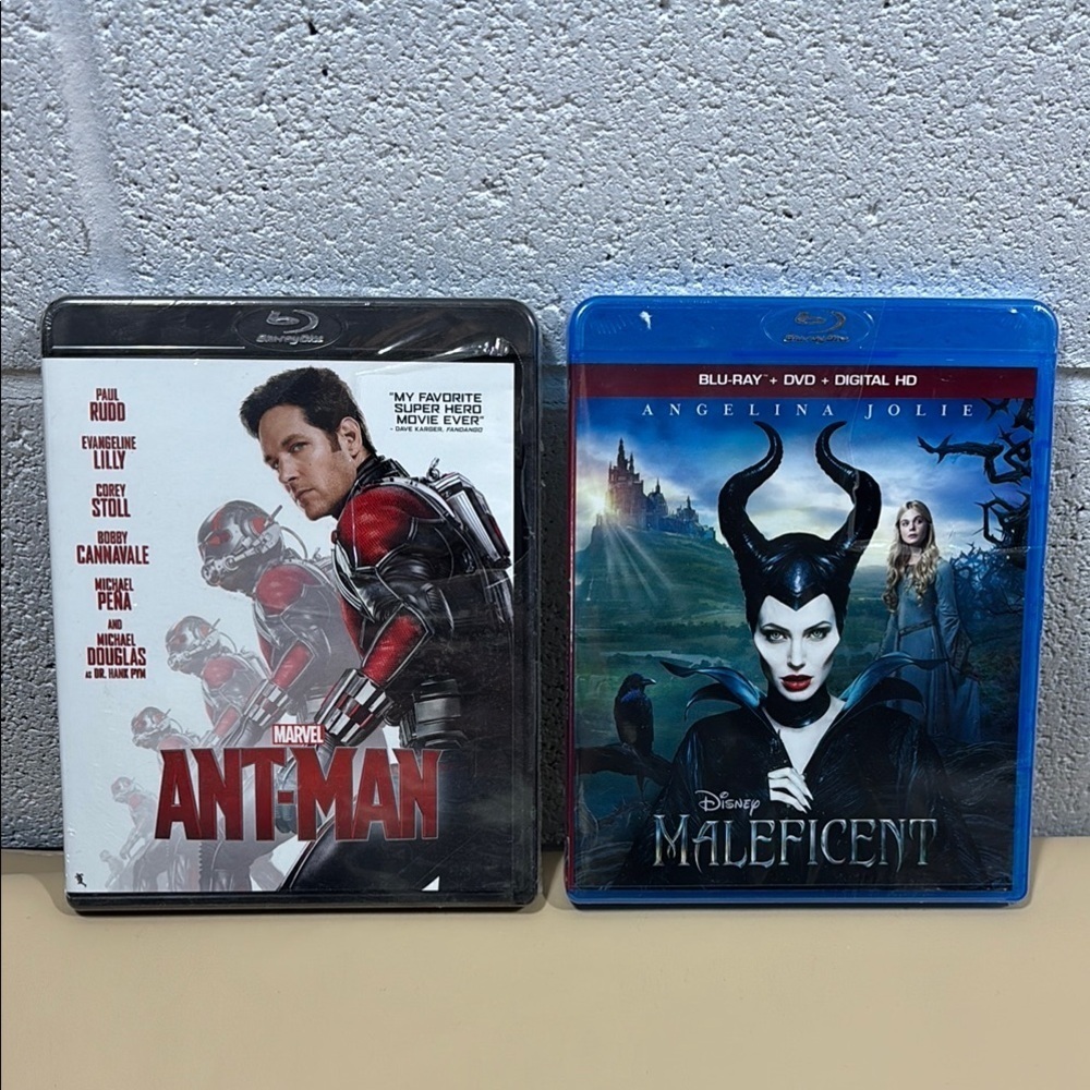 Marvel Ant-Man and Disney Maleficent Blu-ray Set​​​​